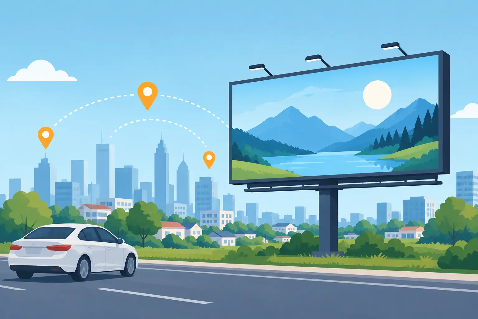 How Outdoor Billboards for Rent Build Local Reach